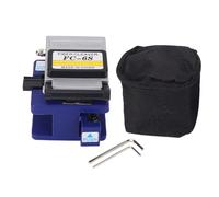 Cuchilla de Fibra óptica Cortadora Profesional de Fibra de Acero de tungsteno con 16 Caras extremas Ángulo preciso de 0,5 Grados para unión en frío y fusión en Caliente