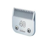 Cuchilla De Repuesto De Tamaño 40, Compatible Con Andis,64076, Cuchilla Cortapelos for Perros Con Súper Bloqueo Ultra Edge, Bordes De Corte Afilados, Cabezal Cortador Cromado