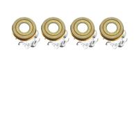 Cuchilla de repuesto for afeitadora de 4 cabezales, compatible con afeitadora de cráneo.(Gold 4 pcs 1 set)