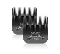 Cuchilla de repuesto para aseo de perros, compatible con las series Heiniger/MOSER Max45 /Andis/Oster A5/Wahl 10KM Series Recortadora para perros, tamaño 3F 1/2" (13 mm), longitud de corte, 2 unidades