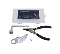 Cuchilla de repuesto para tijeras de podar eléctricas, 30 mm/1,2 pulgadas, diámetro de corte SK5 High Carbon Steel Blade con todas las herramientas necesarias para el intercambio, solo compatible con