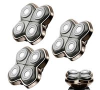 Cuchilla de repuesto PRO de 2 cabezales para afeitadora eléctrica compatible con afeitadoras Skull Pitbull, Butterfly Kiss PRO y Palm (3 unidades)