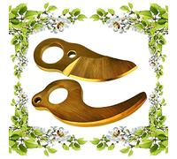 Cuchilla De Tijera De Podar Eléctrica 2 Piezas Cuchilla De Repuesto De Tijera De Podar, Diámetro De Corte De 40-50mm Hoja De Titanio para Jardines (Color : A Set of Blades, Size : 50-60mm)