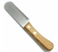 Cuchilla de Trimming Vivog, extra fina, 40 dientes cortos, mango de madera