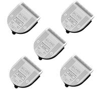 Cuchilla Desmontable Ajustable Profesional 5 En 1 For Perros, Compatible Con Cortadoras WAHL,Arco, Bravura, Chromado, Creativa Y Figura(Silver 5pcs)
