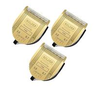 Cuchilla Desmontable Ajustable Profesional 5 En 1 For Perros, Compatible Con Cortadoras WAHL,Arco, Bravura, Chromado, Creativa, Figura(Glod 3pc)