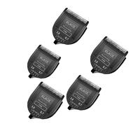 Cuchilla desmontable ajustable profesional 5 en 1 for perros, compatible con WAHL, Arco, Bravura, Chromado, cortapelos de bajo calor, seguro, desmontable, lavable, apto for mascotas(5pcs black)