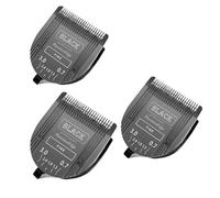 Cuchilla desmontable ajustable profesional 5 en 1 for perros, compatible con WAHL, Arco, Bravura, Chromado, cortapelos de bajo calor, seguro, desmontable, lavable, apto for mascotas(3pcs black)