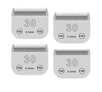 Cuchilla Desmontable Nº 30 For Máquina De Cortar Pelo De Perros, Compatible Con Oster, A5, Animales, Longitud De Corte 0,5 Mm, 1/50 De Pulgada, Fácil De Limpiar(4pcs)