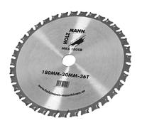 Cuchilla disco widia hm para cortadora rapida de metales 180x1,9x20 z36 Holzmann