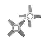 Cuchilla For Picadora De Carne N.° 8, Cuchilla De Acero Inoxidable, Repuestos For Zelmer 887.8 MM1200 Y Bosch MFW3X10B.