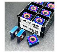 Cuchilla giratoria indexable de metal 10 piezas CNMG120404 CNMG120408 MA, herramienta de torneado, cuchillas de fresado CNC, inserto de corte(CNMG120404 MA KT7030)