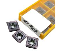 Cuchilla giratoria indexable de metal 10 piezas de inserto de carburo cementado original SOMT12T308 JH VP15TF, piezas de herramientas de metal, herramienta de corte, herramienta de torneado