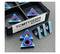 Cuchilla giratoria indexable de metal 10 piezas de insertos de carburo TCMT110204 TCMT16T304 KT7030, herramienta de torneado de metal, herramientas de torneado externo, cortador de fresado(TCMT 110204