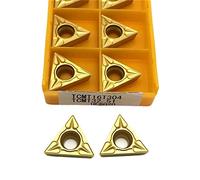 Cuchilla giratoria indexable de metal 10 piezas TCMT16T304 herramientas de torno herramienta de torneado externo de carburo herramienta de corte de carburo de torneado CNC(TCMT16T304 6020)