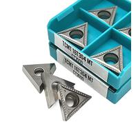 Cuchilla giratoria indexable de metal 10 piezas TCMT16T304 TCMT16T308-MT CT3000 herramienta de torneado externo torno CNC carburo corte metal(TCMT16T304-MT CT3000)
