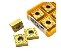 Cuchilla giratoria indexable de metal 10 Uds CNMG120408 CNMG120404 15TF CNC herramientas de torneado hoja cortador de Metal herramienta de torneado(CNMG120404 MA 6020)