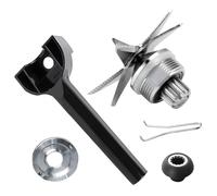 Cuchilla húmeda y llave para licuadora Vit-amix, llave de extracción de cuchillas de licuadora de 8 cuchillas de repuesto para Vit-a-mix 5200 500 4500 5000 5500 6300 Series 64 onzas, 32 onzas