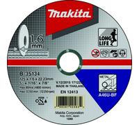Cuchilla MAKITA corte acero 125x1,6x22,23 mm B-35134