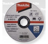 Cuchilla MAKITA corte acero 125x2,5x22,23 mm A-85313
