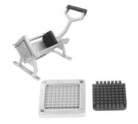 Cuchilla para Cortar Patatas, Inserciones de Corte de Acero Inoxidable y Conjunto de Cuchilla Perforadora y Bloque de Empuje, Cuchilla de Repuesto para Cortador de Virutas, (9mm)