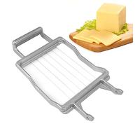 Cuchilla para cortar queso comercial, cuchilla de mano para pan y queso con alambres de acero inoxidable para cortar carne de almuerzo, plátanos, frutas, pepinos (20mm)
