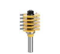 Cuchilla Para Juntas De Dedos Completamente Dividida, Cuchilla Para Empalme, Cuchilla Para Paneles, Fresa Para Carpintería, Cortadora De Gong, Fresa, Cuchilla Para Suelo,Vástago De 12 Mm