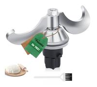 Cuchilla para Masa Compatible con Thermomix TM31, Cuchilla Amasadora de Acero Inoxidable, Accesorios Thermоmix TM31 Cuchillos de Recambio para Amasar