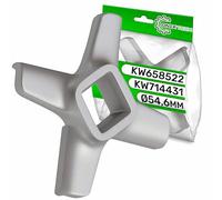Cuchilla Picadora Carne Ø54,6 mm Universal KW714431 KW658522 para Kenwood | de Acero Inoxidable - Garantía de 5 Años - ONIX TECH