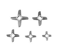 Cuchilla Picadora De Carne, 4 Hojas, Agujero Cuadrado, Trituradora De Carne, Picadora, Placa, Cuchillo, Cocina, Máquina Trituradora De Carne, Piezas, Accesorios(Type 8)