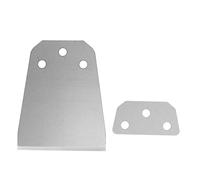 Cuchilla raspadora de piso de martillo eléctrico, broca de cincel de acero con resorte premium de 4 pulgadas con vástago redondo para eliminación de pegamento de azulejos y