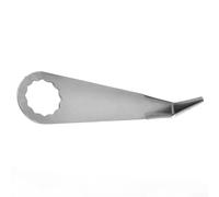 Cuchilla raspadora en forma de L, 103 mm x 30 mm Hoja de corte de gancho de metal dentado para trabajos de detalle de raspado de vidrio automático, Número de pieza 63903208010