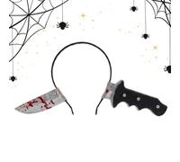 Cuchilla Sangrienta de Halloween que Atraviesa la Cabeza,Divertida Diadema Sangrienta de Terror,de Halloween de Miedo | Para Cosplay Teatro Cine Disfraces Parque Temático Actuación Escénica Evento Fot