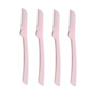 Cuchillas Afeitar Mujer Cara de afeitar Afeitadoras de cejas para mujer Rostro de mujer de Cuchillas dermaplanadoras para cara Ceja Shaver pink 4pcs