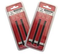 Cuchillas Cepilladoras 80.5mm Tunsgten Carburo Reversible para DeWalt, Makita, Elu, NuTool, Bosch, AEG, Haffner 80mm - 2 Pares Cuchillas Cepilladoras Eléctricas