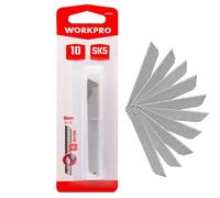 CUCHILLAS CUTTER 9mm, 10unid, SK5. WORKPRO