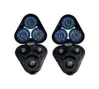 Cuchillas de afeitar, cabezal completo de repuesto for afeitadora, compatible con Philips, serie 5000, S5070, S5110, S5077, S5080, S5420 y S5100.(2pcs)