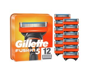 Cuchillas de afeitar para hombres Gillette Fusion5, 12 unidades