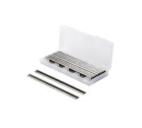 Cuchillas de cepilladora, 10 piezas de 82 mm Reversibles Hoja de la Cepilladora HSS, 82 x 5,5 x 1,2 mm Planer Blades, Cuchilla de Madera de Repuesto Para Cepilladora Eléctrica para Maquinaria de