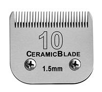 Cuchillas de cerámica desmontables para cortapelos para perros, compatibles con cortapelos Moser 45-50/Heiniger/Andis, Oster A5, Wahl KM Series, tamaño de corte de 10 1/16" (1,5 mm)