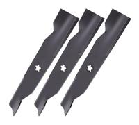 Cuchillas de Cortacésped de Alta Elevación, Repuesto de 48 Pulgadas para Z248F YTH2348 YTH24V48, Acero Duradero con Alto Contenido de Carbono, Paquete de 3