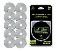 Cuchillas de cortador giratorio de 28 mm (paquete de 6)