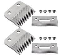 Cuchillas de corte de pelo de acero, 2 unidades, aptas para cortadoras Wahl ElitePro, ExtremeGripPro, MC3, ProSeriesPlatinum, Self-CutPro, Pet-Pro, NotfitMulti-Purpose79607 Precision Premium Smooth