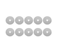 Cuchillas de corte rotativas 45 mm 10 piezas Cuchillas de repuesto de acero de aleación premium para tela Papel Herramientas de artesanía de cuero Cuchillas de corte multiusos