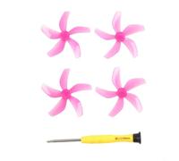 Cuchillas de pala de liberación rápida para DJI NEO2 con material de PC diseñado para mejorar la elevación de vuelo y la estabilidad, incluye juego completo de 4 cuchillas y herramienta (rosa)