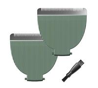 Cuchillas de repuesto compatibles con cuchillas Meridian, cuchillas de cerámica verde para cuchillas de repuesto Meridian compatibles con recortadora de cuerpo Meridian (Oynx, Sage y Ocean), acero