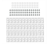 Cuchillas de repuesto de 48 piezas para cortacésped robótico Mammotion Luba y Yuka All Series (plateadas)
