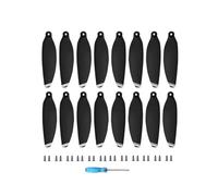 Cuchillas de Repuesto de Hélice para DJ&I para Ro&ya&l para Mi&ni 2/SE Pala de hélice de bajo Ruido Accesorios para alas de avión Modelo(Silver-4 Pairs)