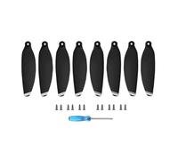 Cuchillas de Repuesto de Hélice para DJ&I para Ro&ya&l para Mi&ni 2/SE Pala de hélice de bajo Ruido Accesorios para alas de avión Modelo(Silver-2 Pairs)