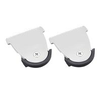 Cuchillas de repuesto desmontables para cortapelos #2111, compatible con recortadoras Wahl Mag 8841/8700/8143, se adapta a barberos profesionales, paquete de 3 (plateado)